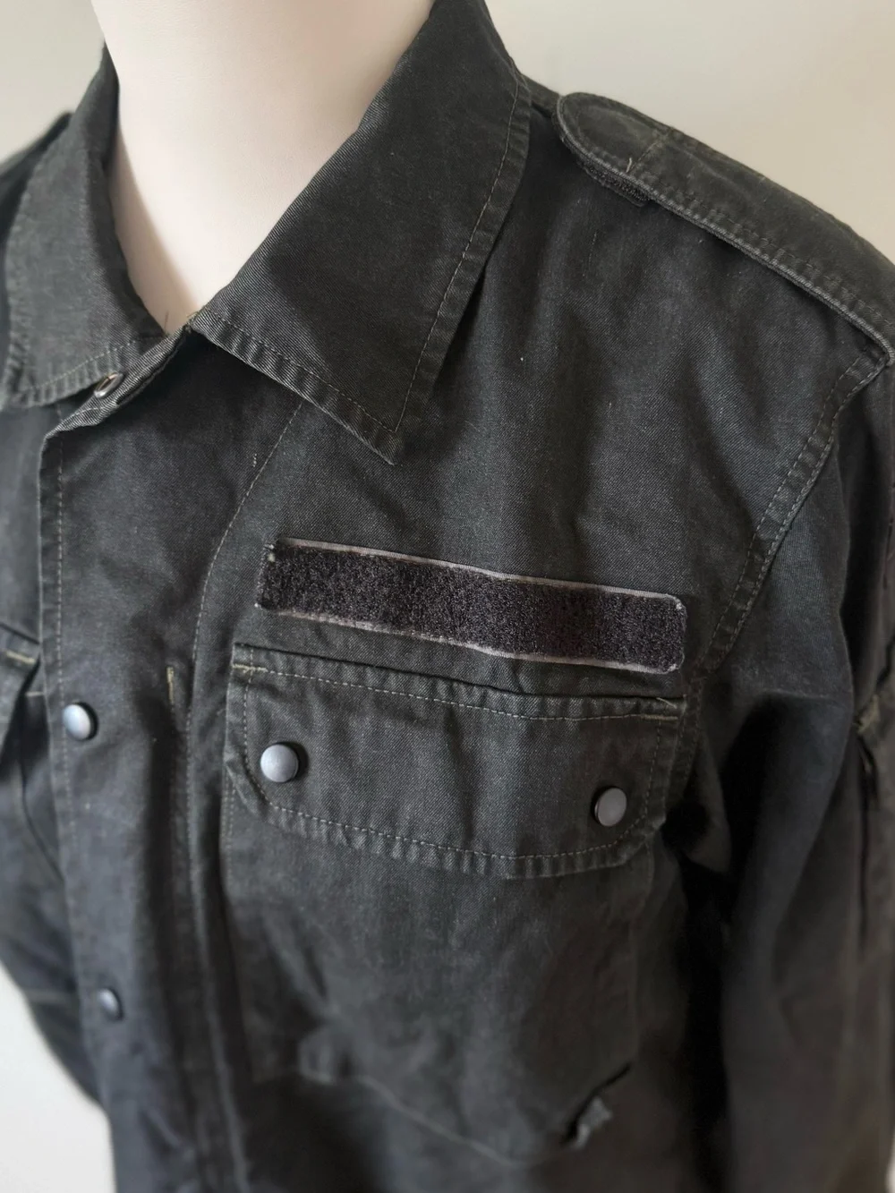 Ramens Ramones Parody Black Men's Military-Style Field Jacket Japanese Style